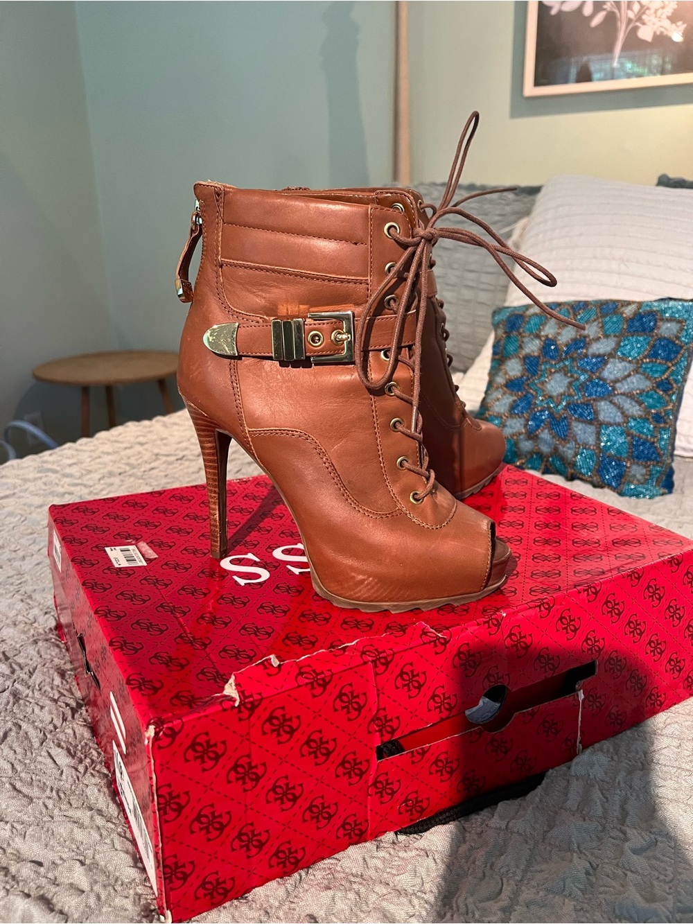 Guess Platform Stiletto Booties